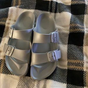 Birkenstock gray summer sandals